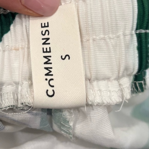 Commense Women’s Drawstring Casual Short Set W/ Pockets In White Sz S NWOT - Picture 10 of 13